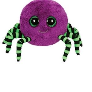 Ty Beanie Boos Crawly - Halloween Spider Purple